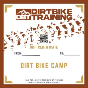 DIRT BIKE CAMP GIFT CERT